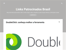 Tablet Screenshot of linkspatrocinadosbrasil.com.br